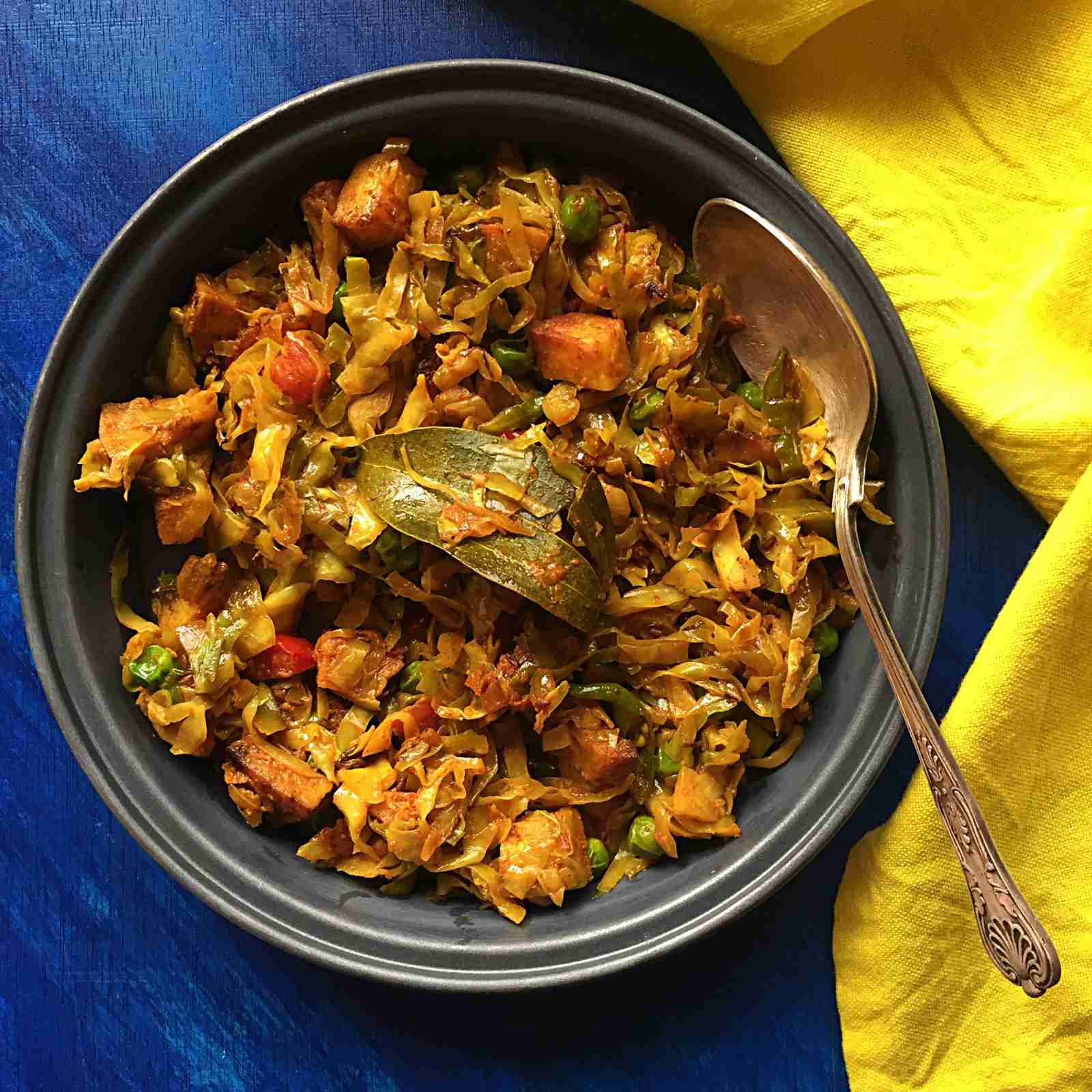 Bandhakopir Ghonto Recipe (Bengali Style Cabbage Fry) by Archana's Kitchen