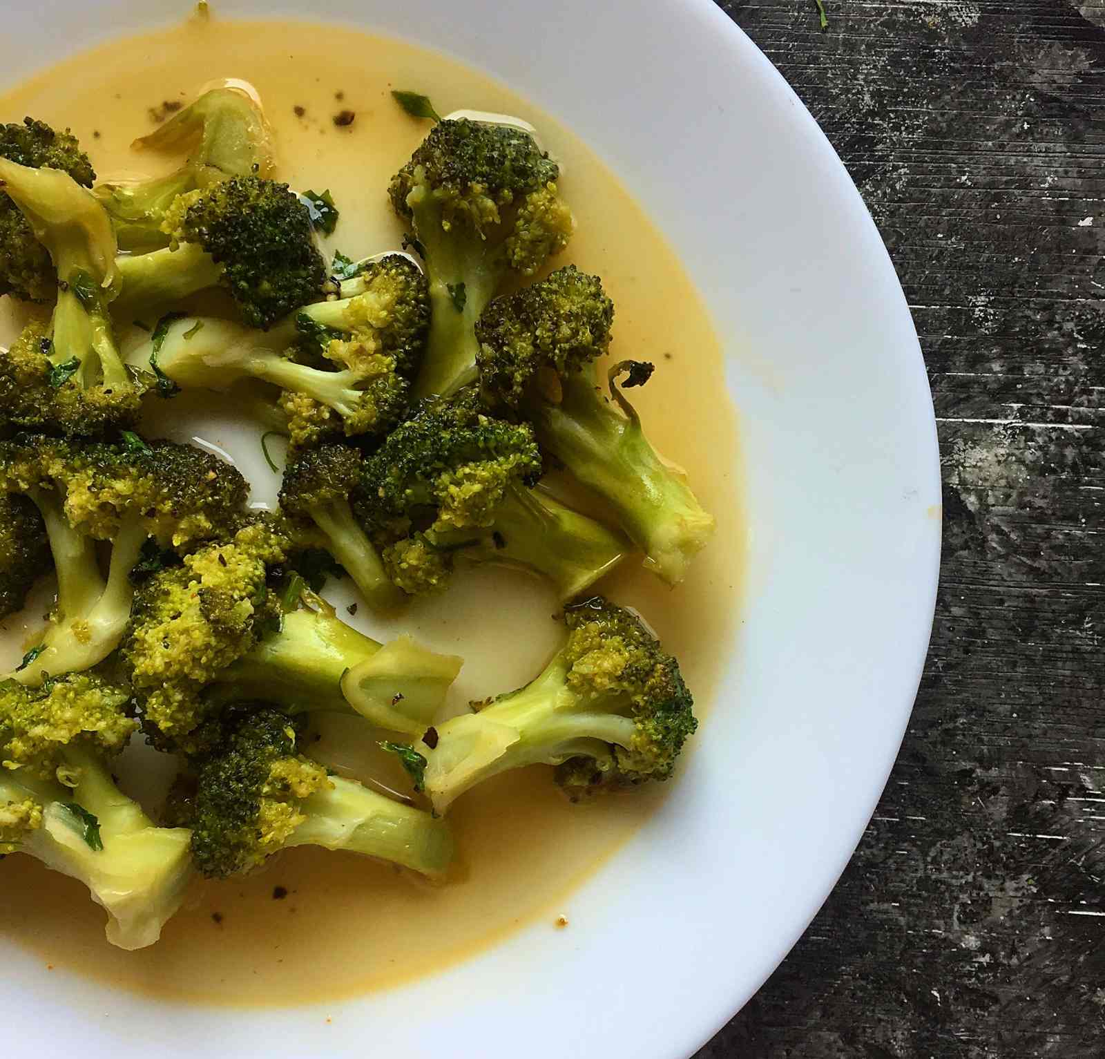 Broccoli With Lemon Butter Sauce Recipe 