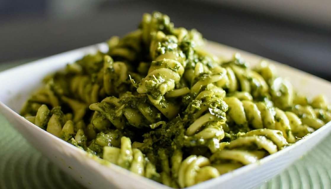 Healthy Kale Pesto Pasta Recipe