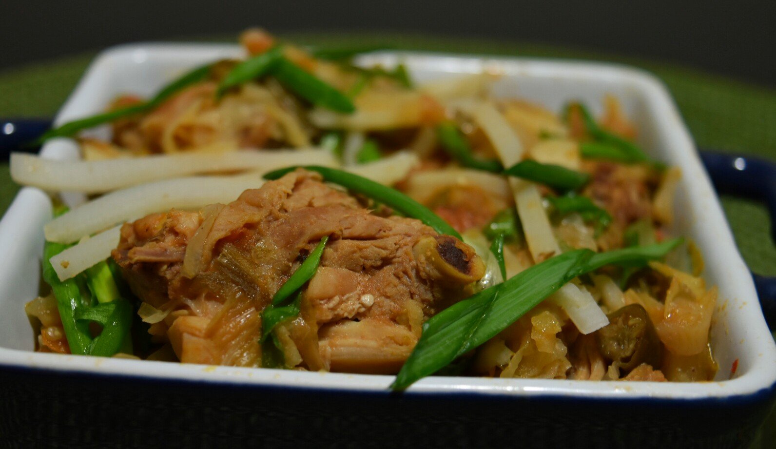 Naga Style Chicken With Bamboo Shoot Recipe by Archanas Kitchen