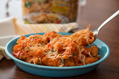 Baked Cheese Macaroni Pasta Sauteed Vegetables By Archana S Kitchen