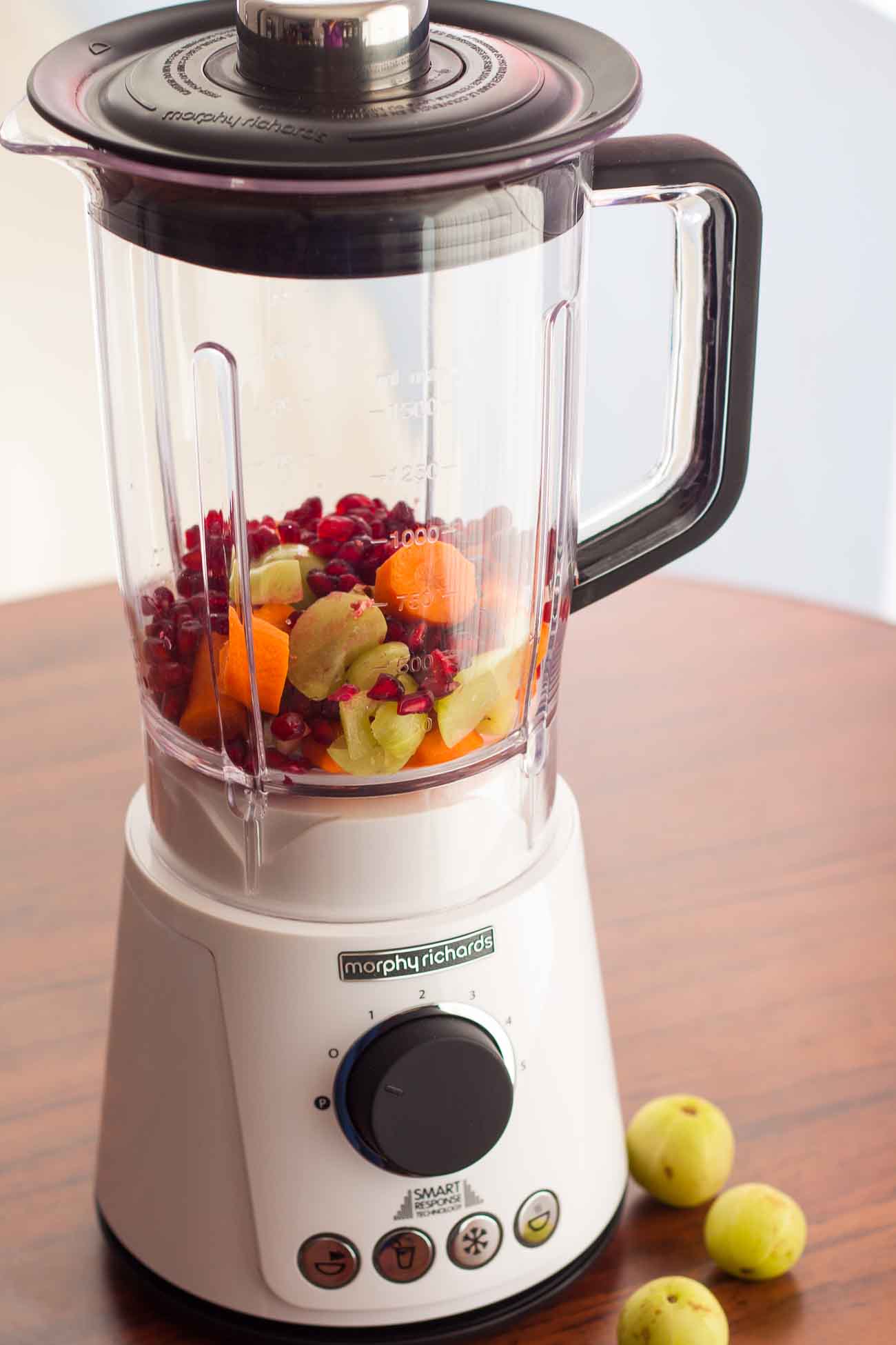 Morphy Richards Total Control Blender Carrot Alma Pomegranate Juice Recipe 3