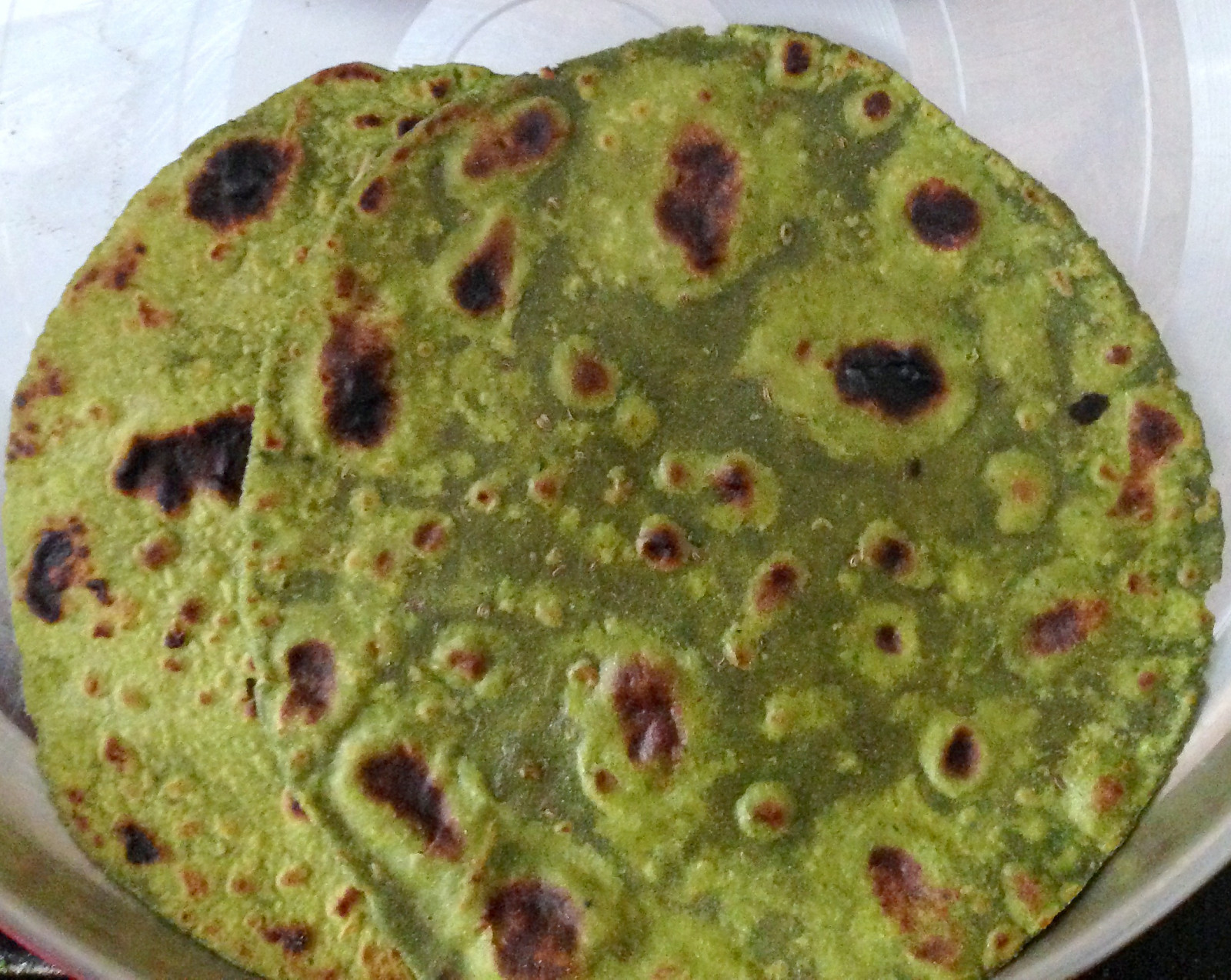 Whole Wheat Spinach Paratha Recipe