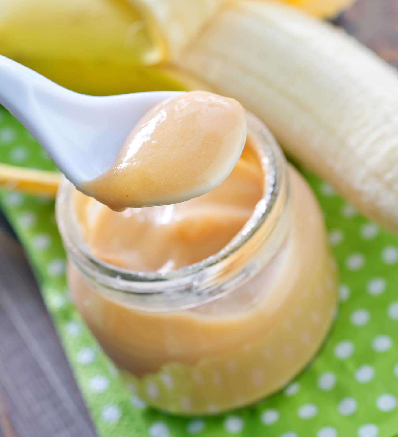 banana puree for 6 month old baby