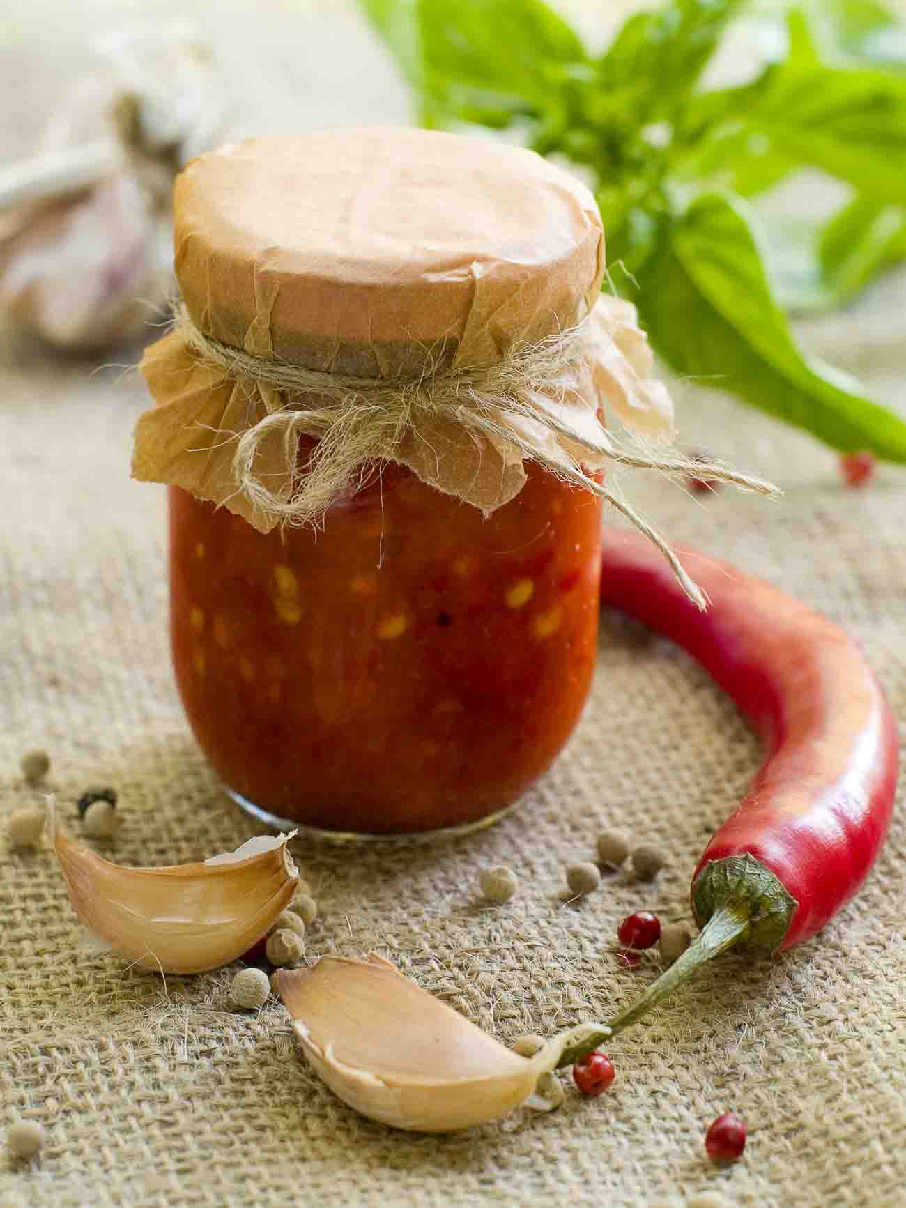Homemade Red Chilli Garlic Sauce Recipe by Archana's Kitchen