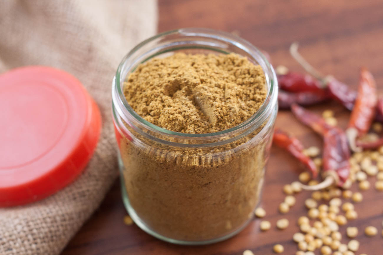 Homemade Sambar Powder Recipe-South Indian Curry Powder