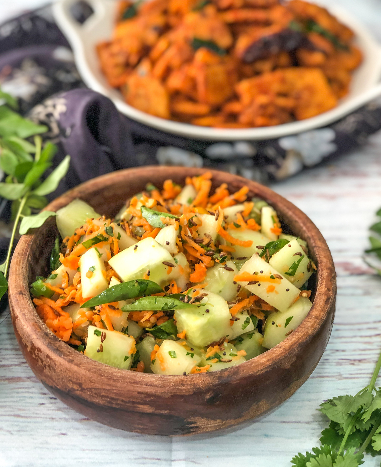 Vellarikka Kosumalli Recipe- South Indian Style Cucumber Salad