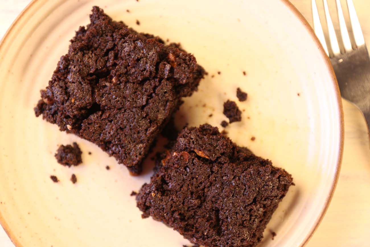 Eggless Rich Chocolate Brownies Recipe