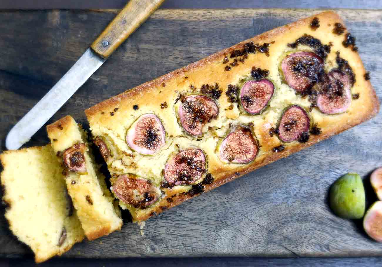 Quatre Quart Pound Cake Recipe With Fresh Figs