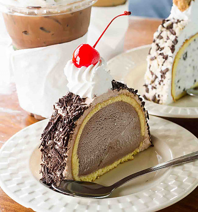 Strawberry Shortcake Ice Cream Cake