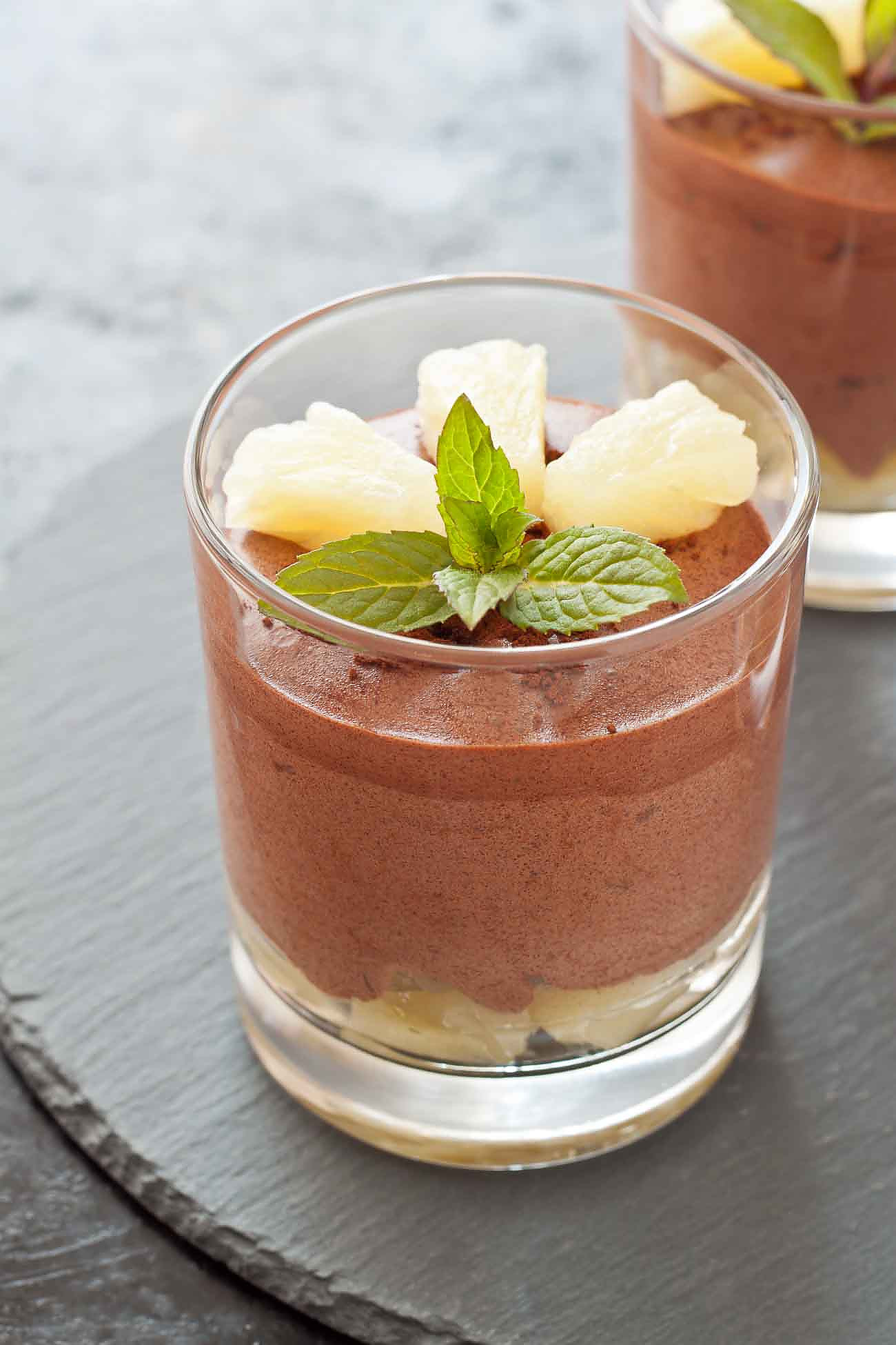 Homemade Chocolate Mousse With Pineapple Recipe