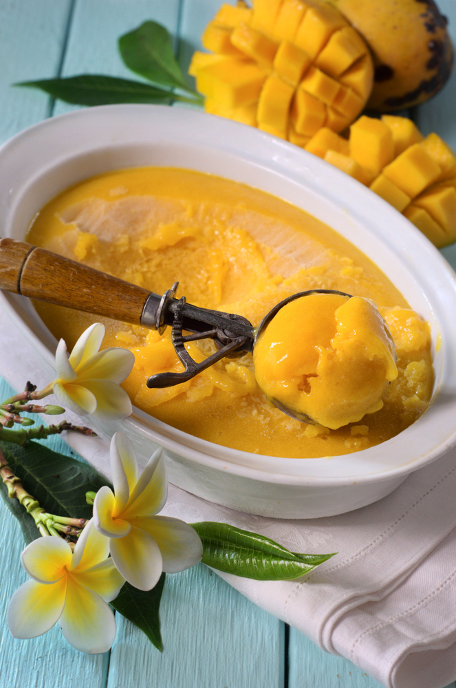 Gluten-Free Mango and Coconut Milk Ice-Cream Recipe