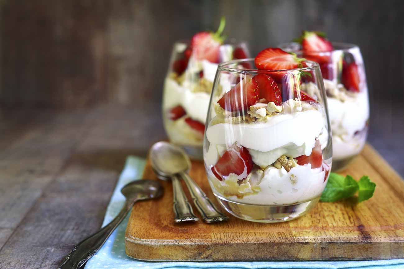 Strawberry Coconut Trifle Pudding Recipe by Archana&#39;s Kitchen