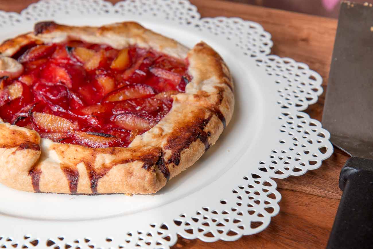Plum Galette Recipe With A Flaky Whole Wheat Pie Crust