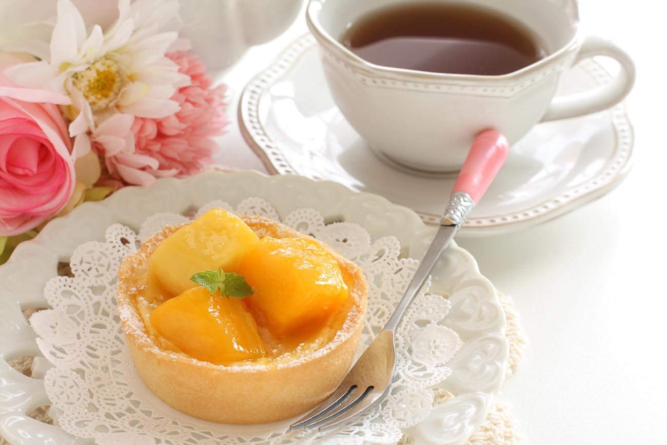 Mango Mini Tart with Custard Recipe 