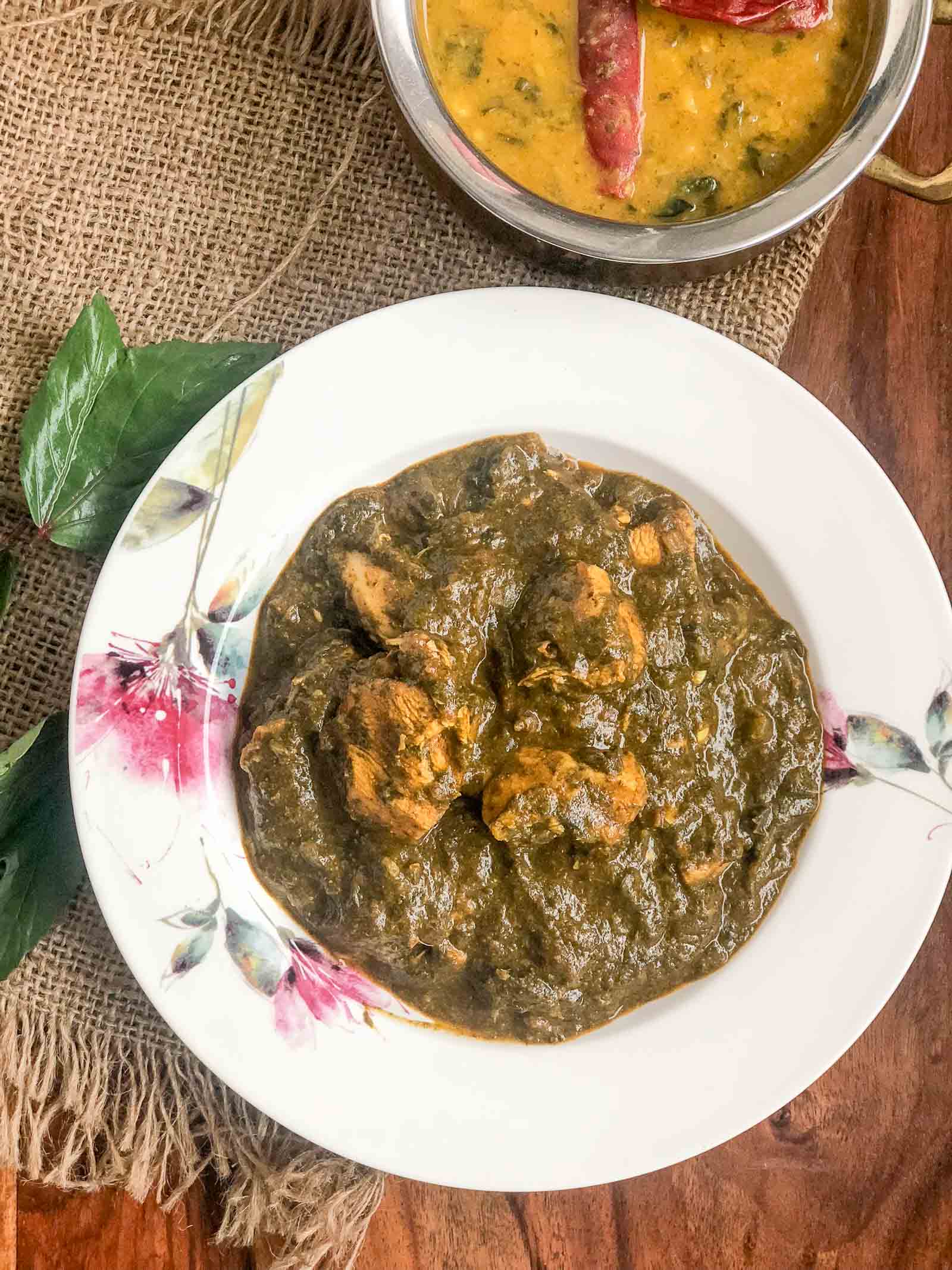 गोंगुरा चिकन करी रेसिपी - Gongura Chicken Curry Recipe