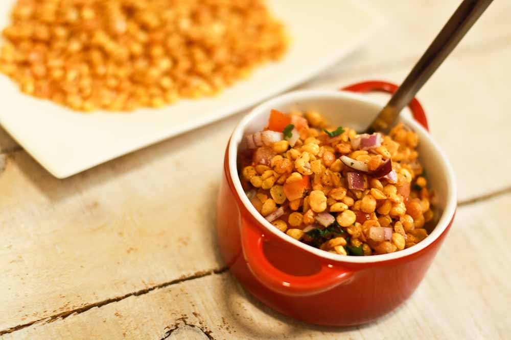 Chatpati Chana Dal Chaat Recipe 