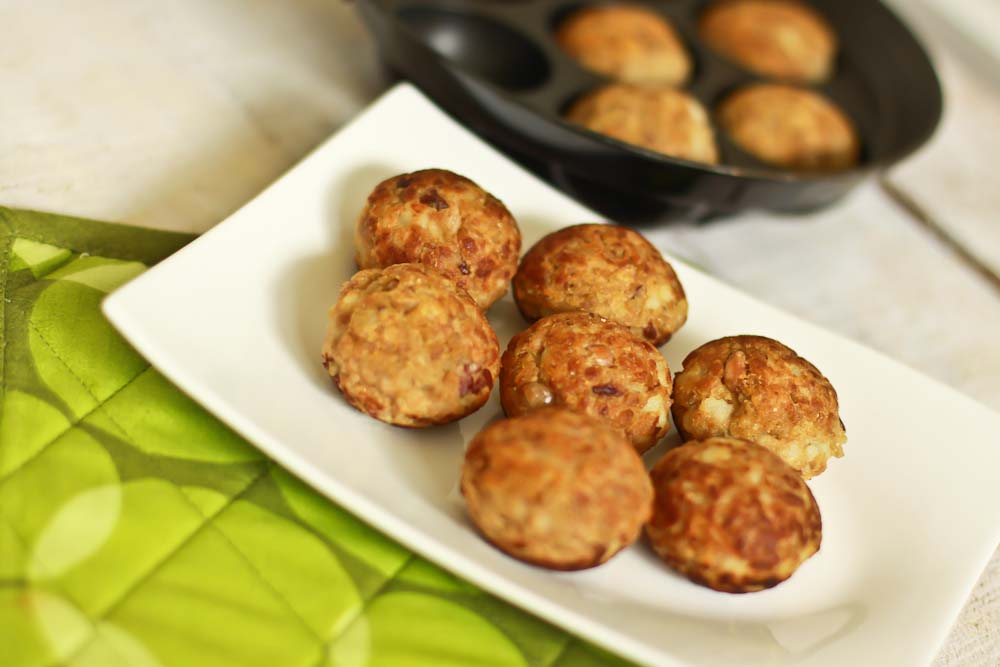 Soya Beans Paniyaram Recipe (Pan Fried Soy Fritters)