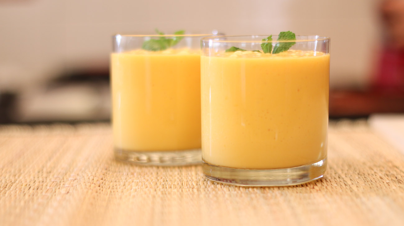 Mango Lassi Recipe - Mango Yogurt Drink