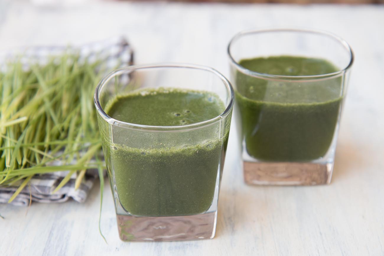 Wheat Grass Shikanji - Wheat Grass Lemonade Recipe