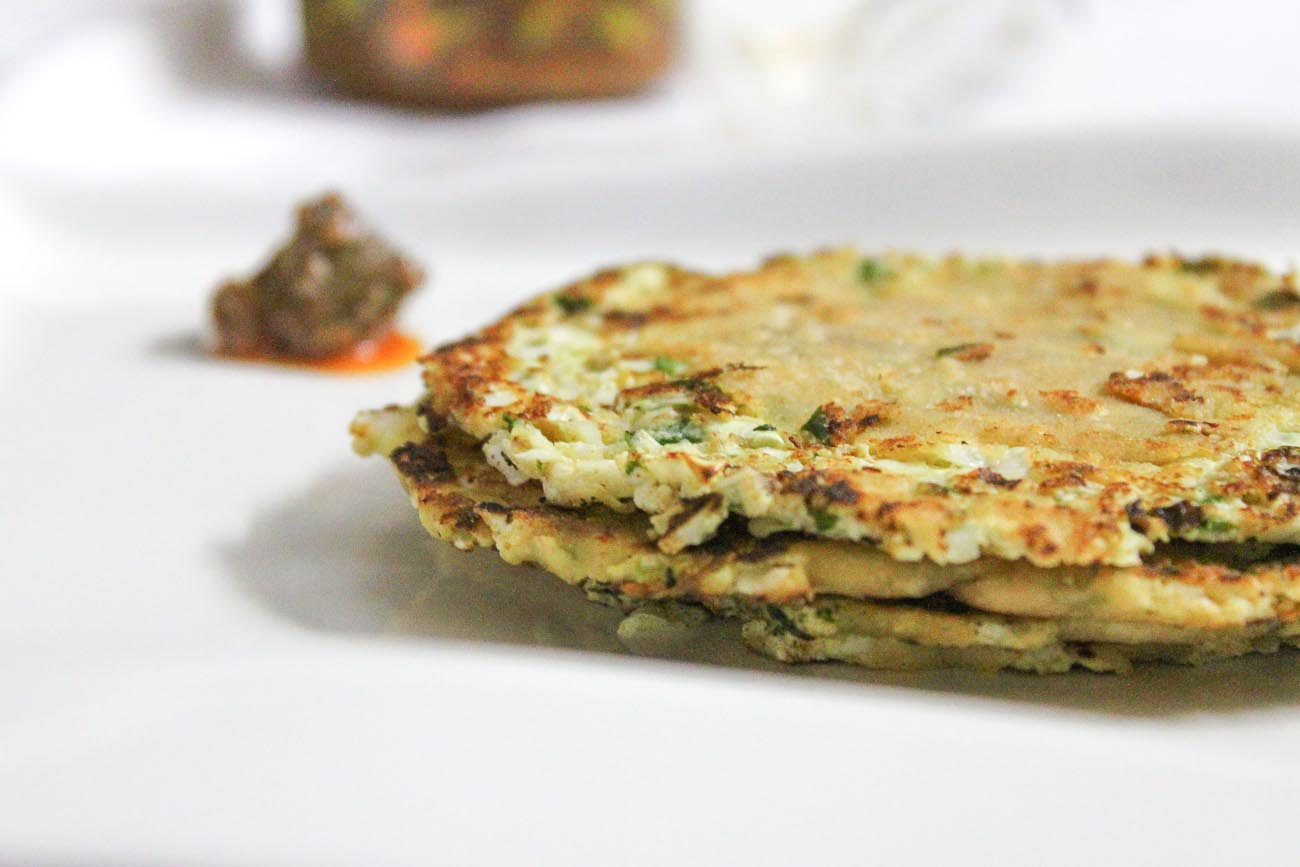 Cabbage Paneer Paratha Recipe 