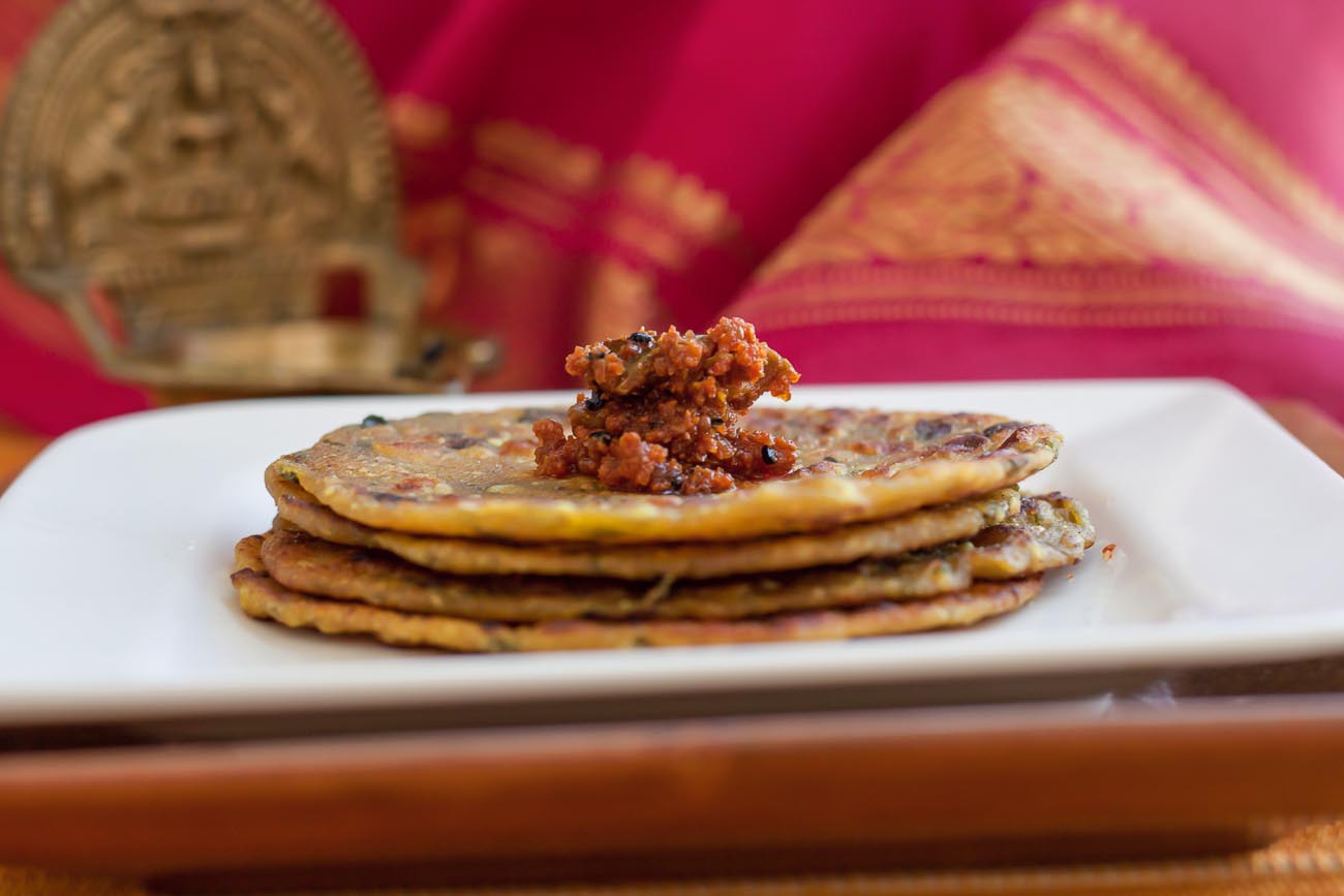 Gujarati Methi Na Dhebra Recipe  - Multigrain Jowar Bajra Paratha