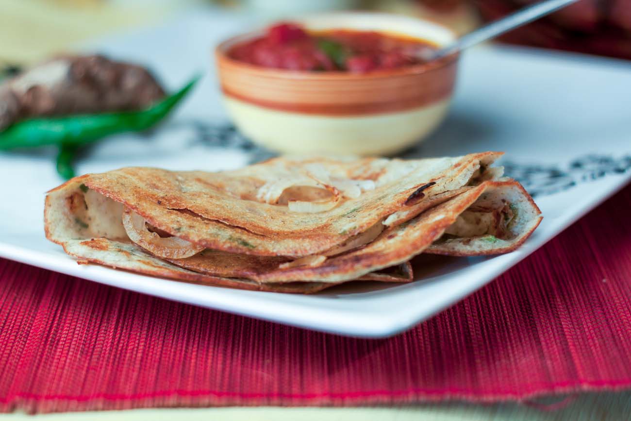 Moong Dal Chilla Recipe (Spiced Lentil Crepes)