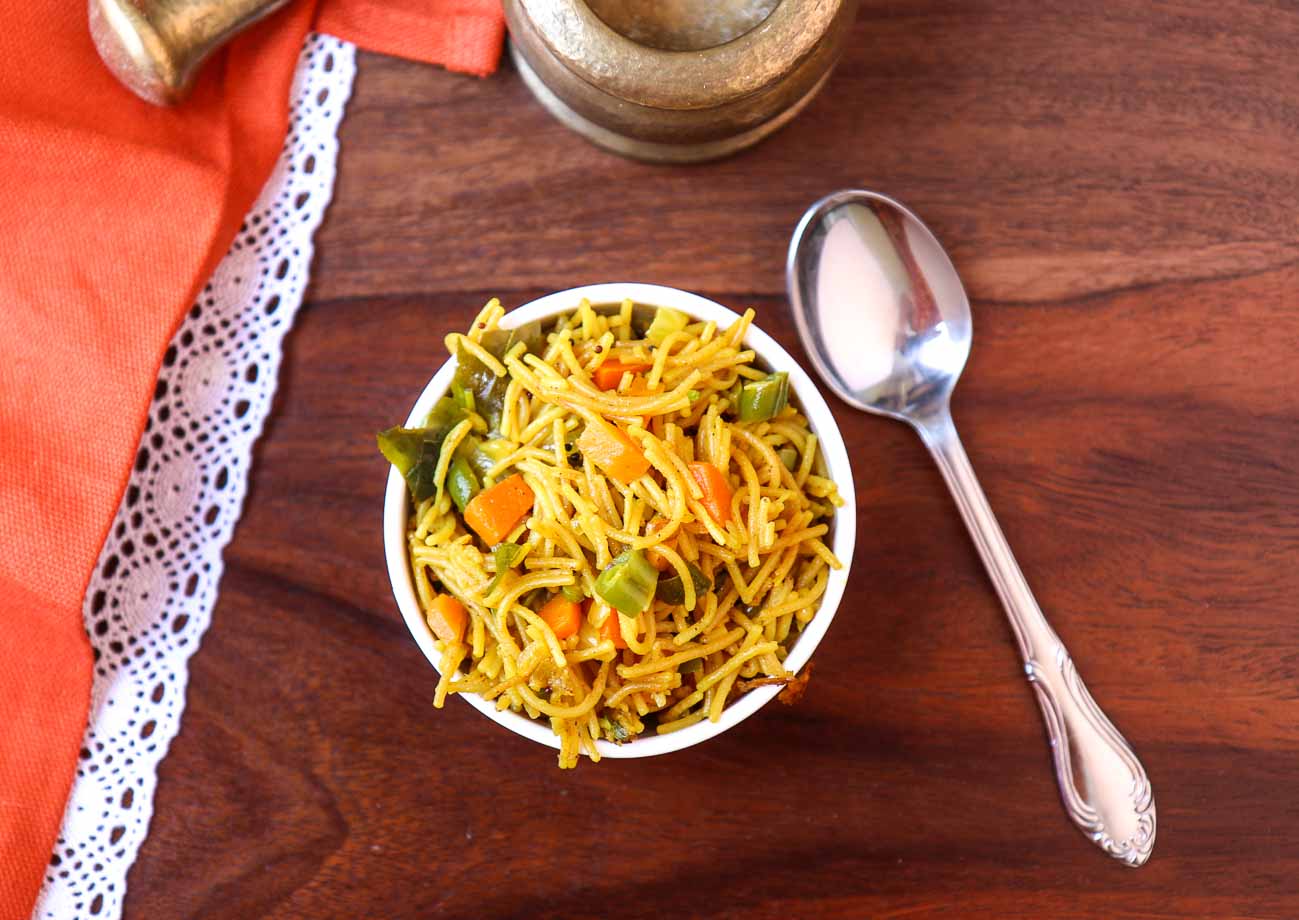 Vegetable Semiya Upma Recipe