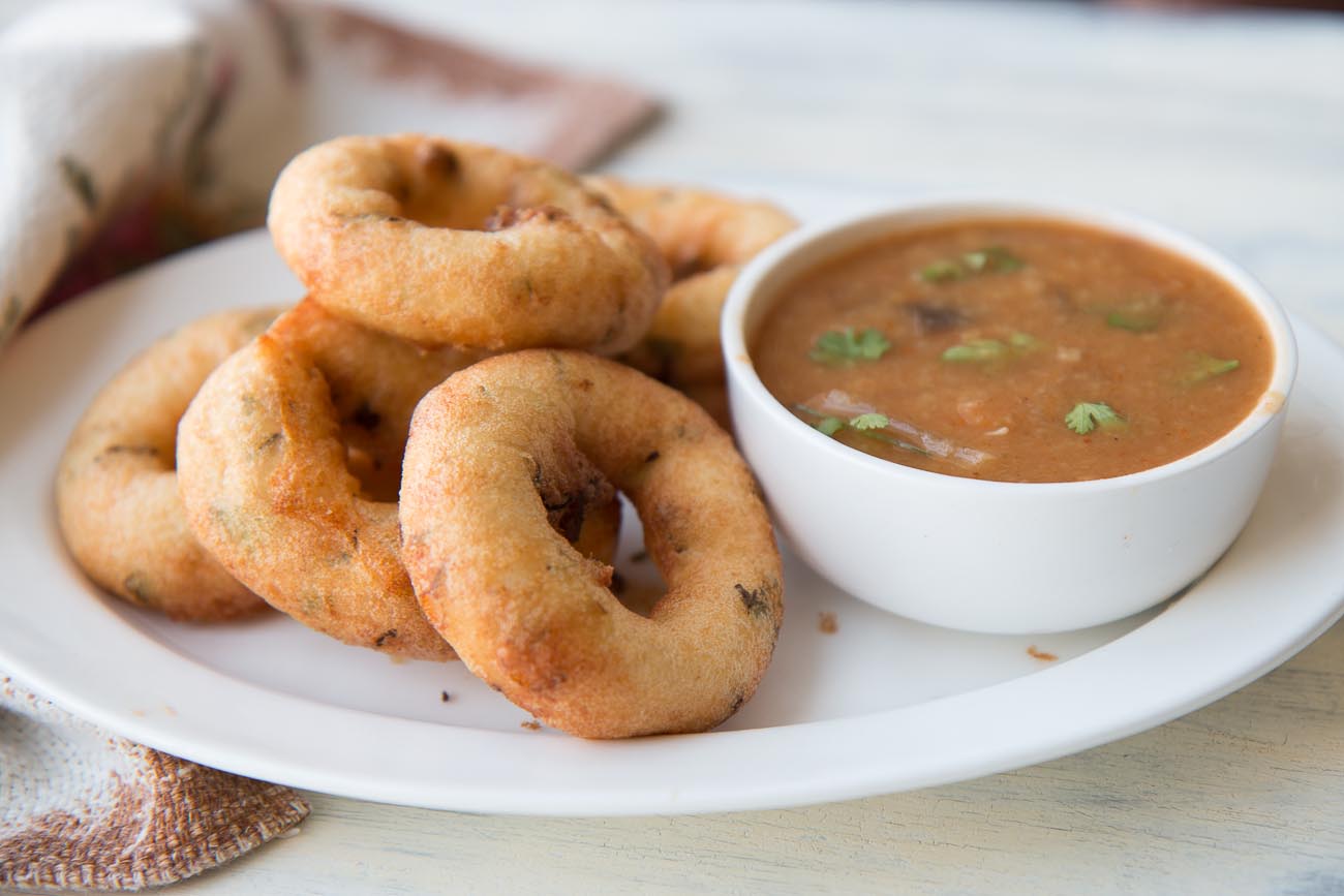 Medu Vada Recipe (Traditional Fried Urad Dal Vada Using Vada Maker) by Archana's Kitchen