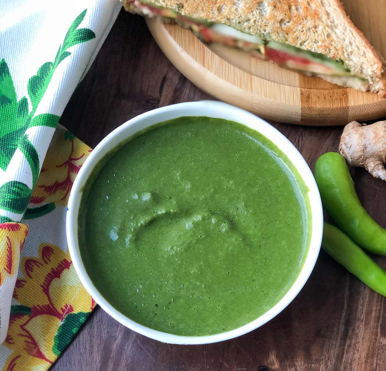 धनिया पुदीना चटनी रेसिपी - Green Chutney Recipe