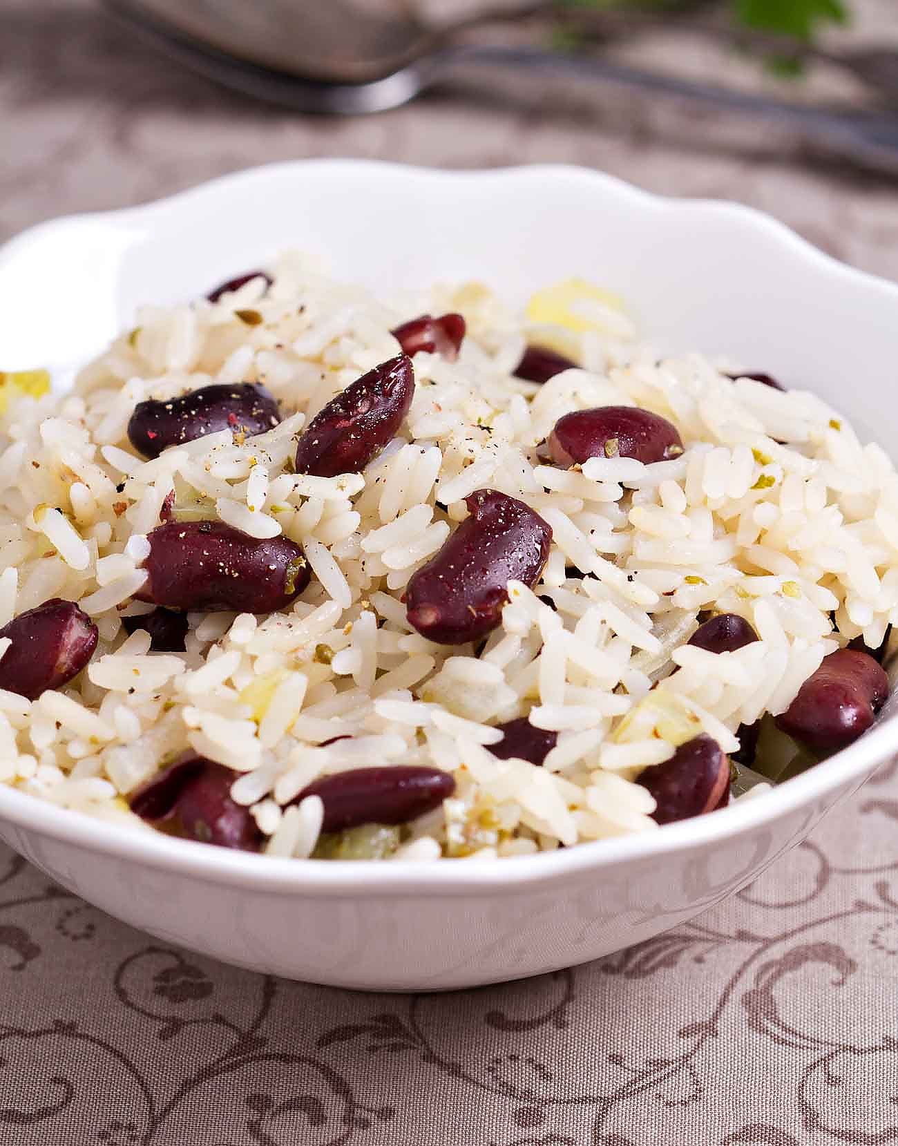 Spiced Rajma Pulao Recipe - Spiced Kidney Bean Rice