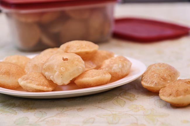 Puri for Pani Puri Recipe -Golgappa/ Puchka Puri Recipe