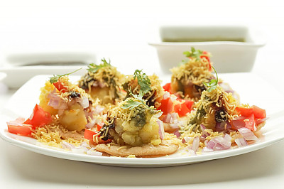 Image result for north indian starters Chaat Papdi