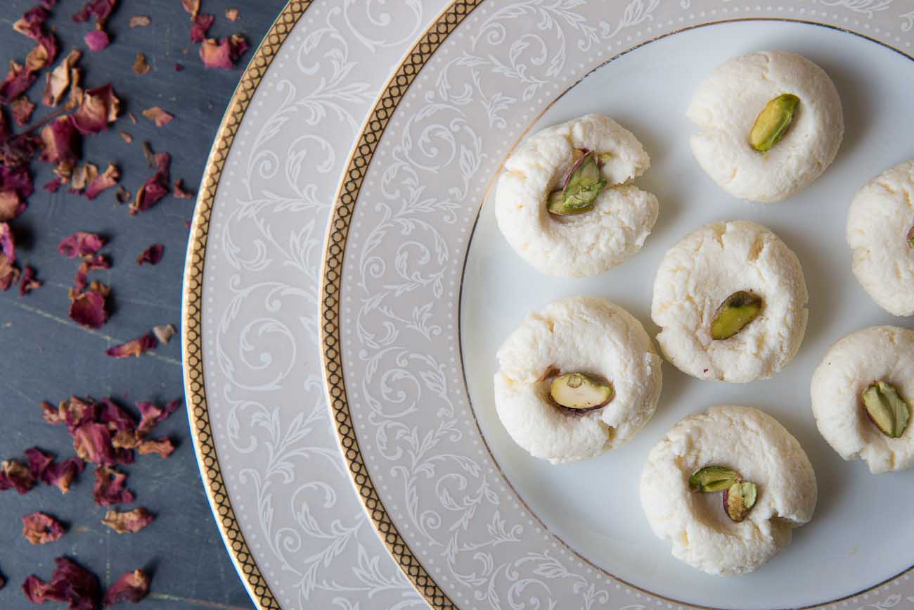 Gulab Sandesh Recipe - Cottage Cheese Flavored with Rose Water