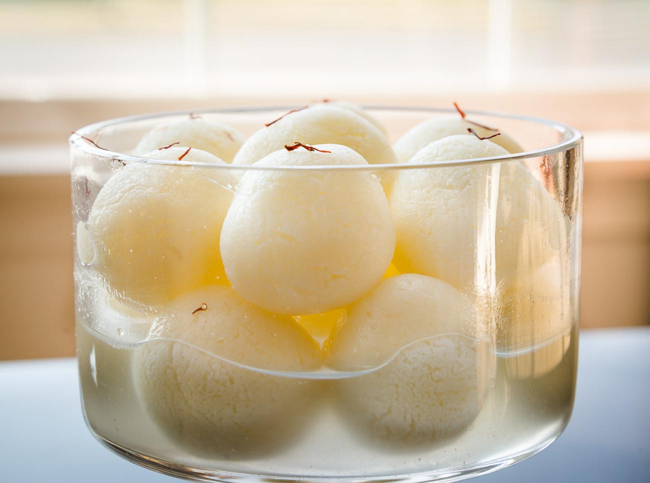 Traditional Bengali Rasgulla Recipe - Cottage Cheese Balls In Sweetened Syrup