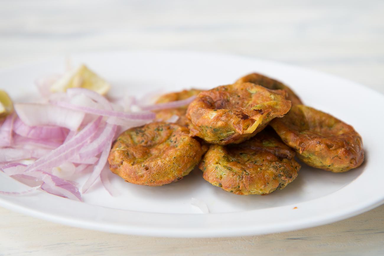 Pan Fried Broccoli Pakora Recipe