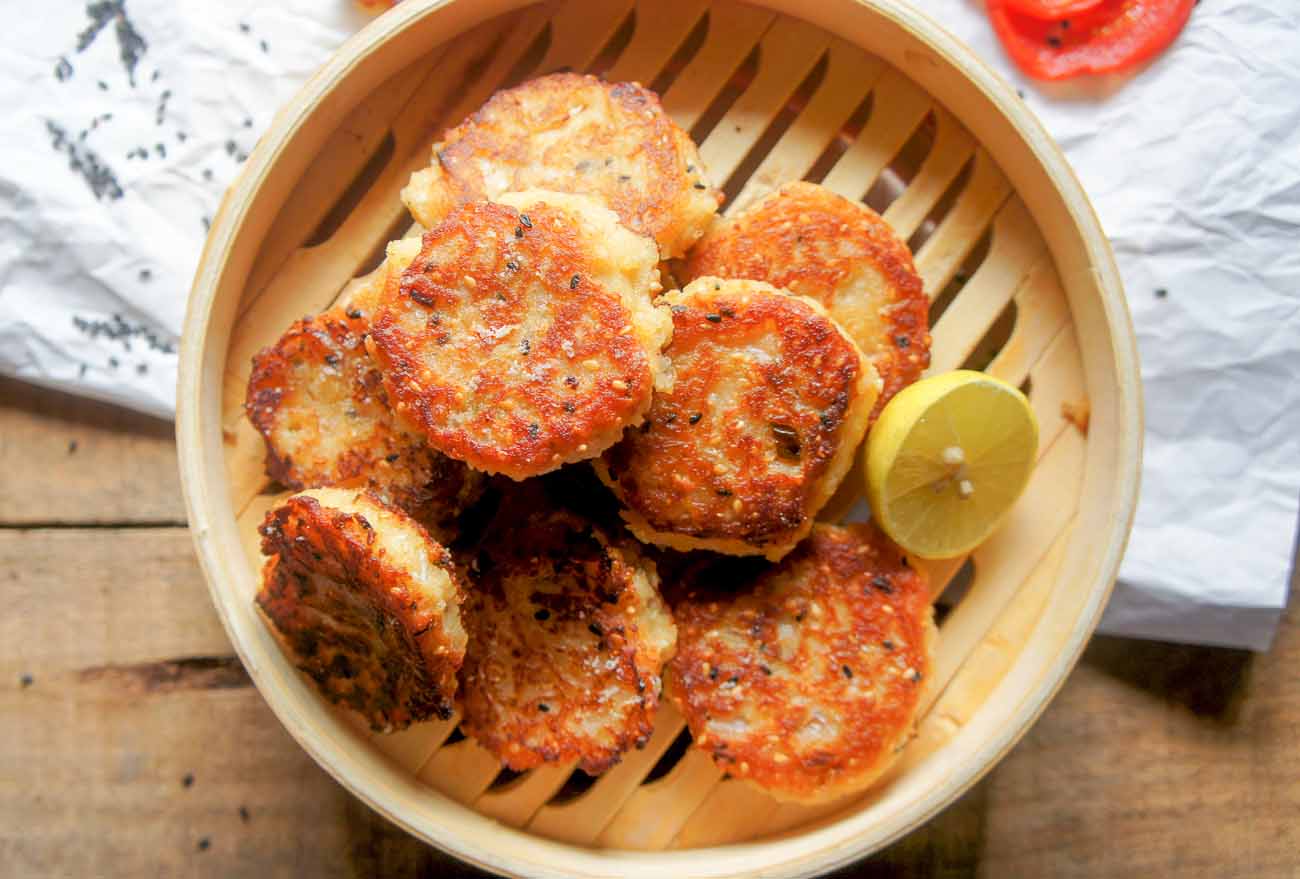 Sesame Bread Patties Recipe (Bread Cutlets)