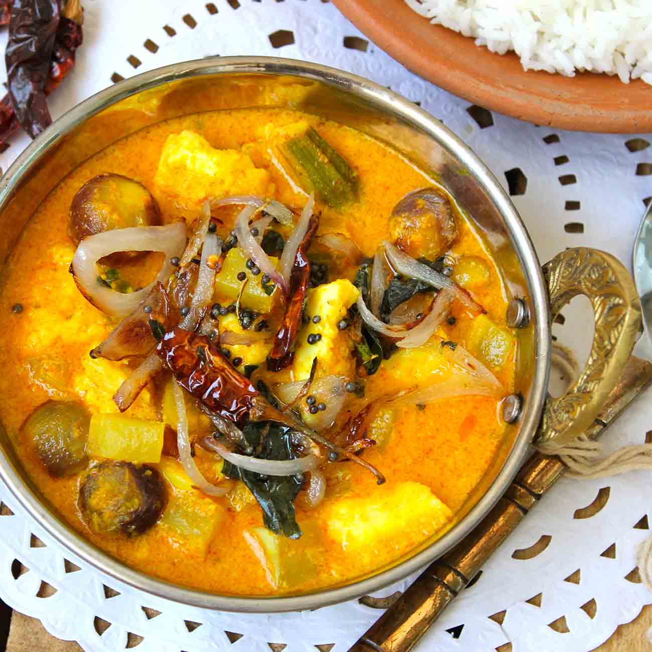Paneer Raw Mango Curry Recipe