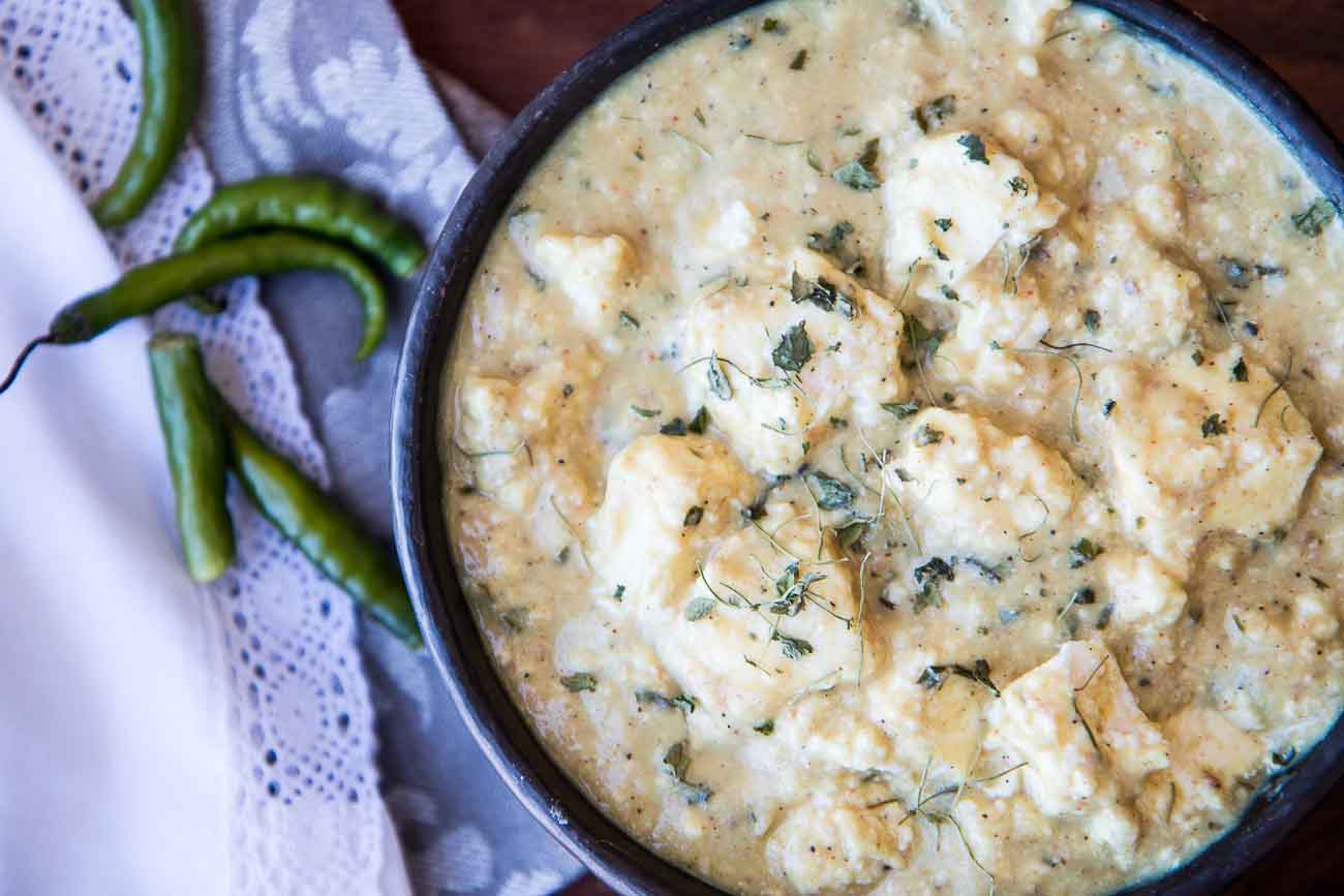 Paneer Pasanda Recipe -Cottage Cheese in Spicy Yogurt Curry