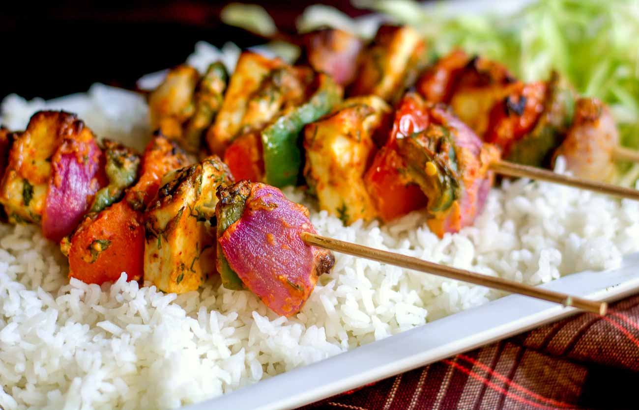 Paneer Shashlik Recipe