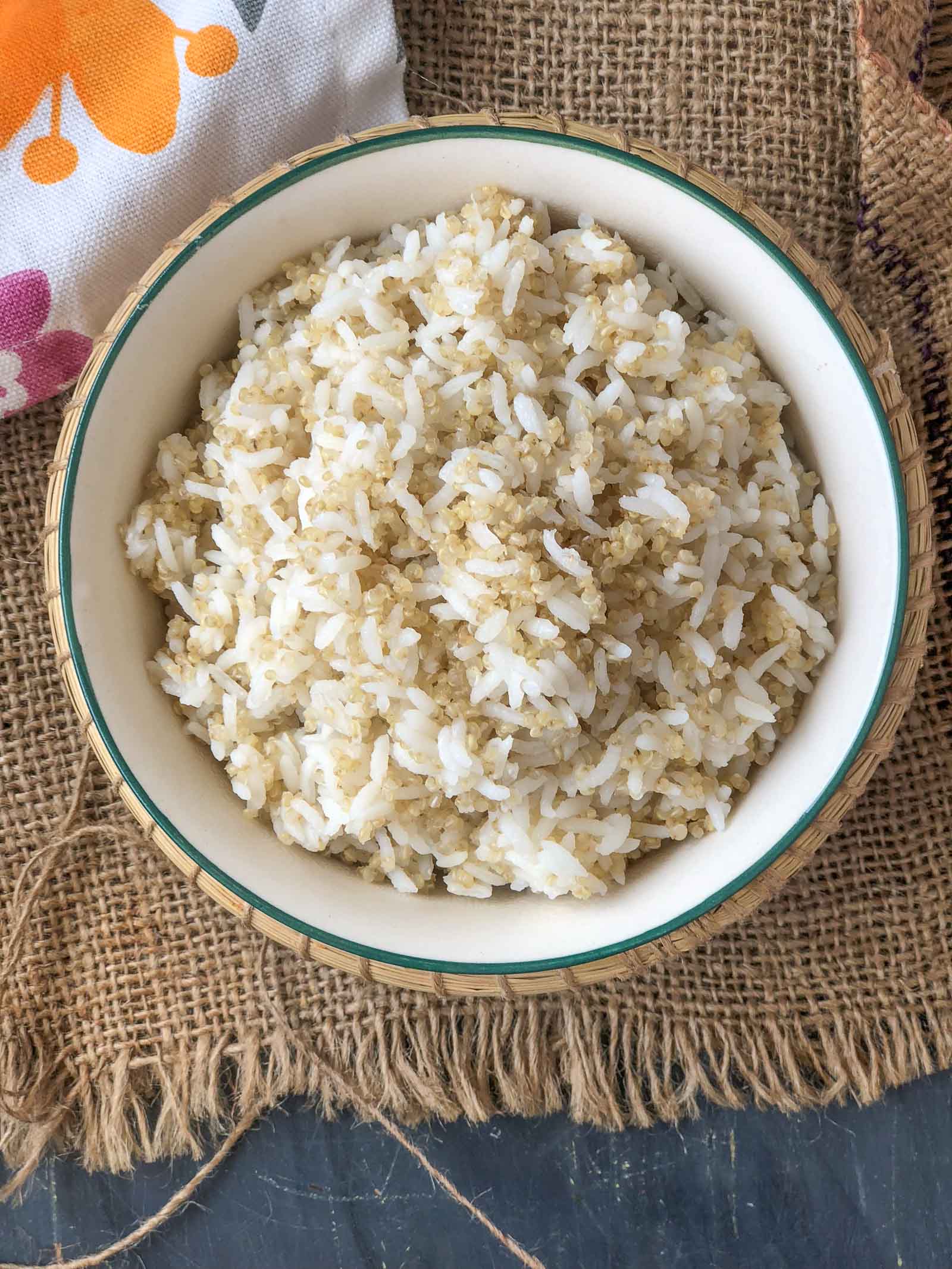 Rice With Quinoa Recipe- Pressure Cooker Method - foodiskey