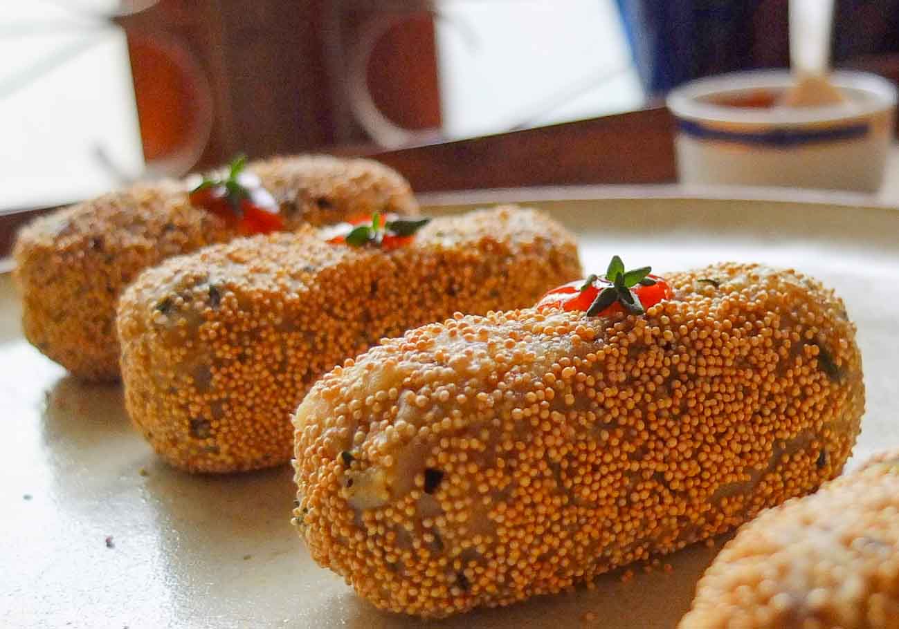 Healthy Amaranth Potato Thyme Croquette Recipe Healthy Amaranth Potato Thyme Croquette Recipe
