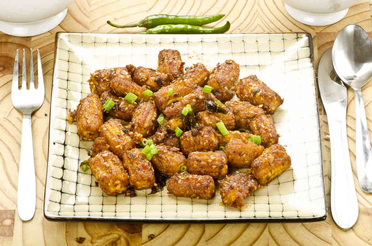 Asian Style Baby Corn With Sesame Seeds & Peanut Sauce Recipe Asian Style Baby Corn With Sesame Seeds & Peanut Sauce Recipe