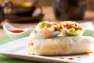 Vegetable Rice Paper Rolls - Healthy Little Foodies