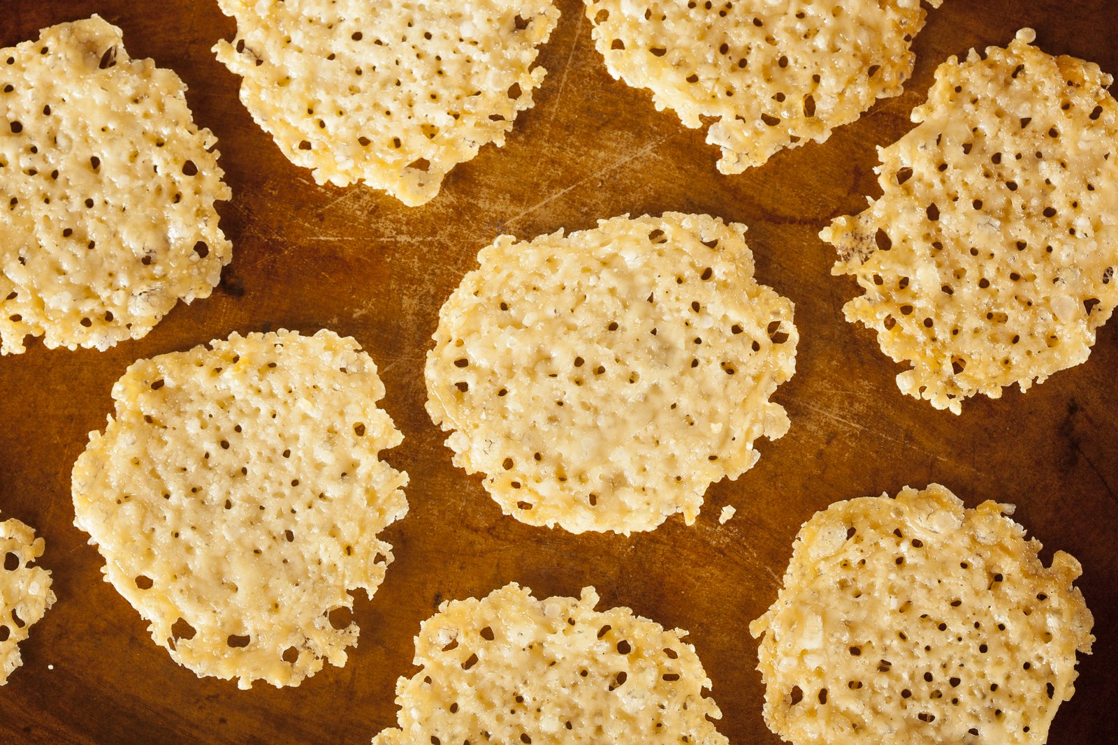 Crunchy Baked Cheese Crisps Recipe