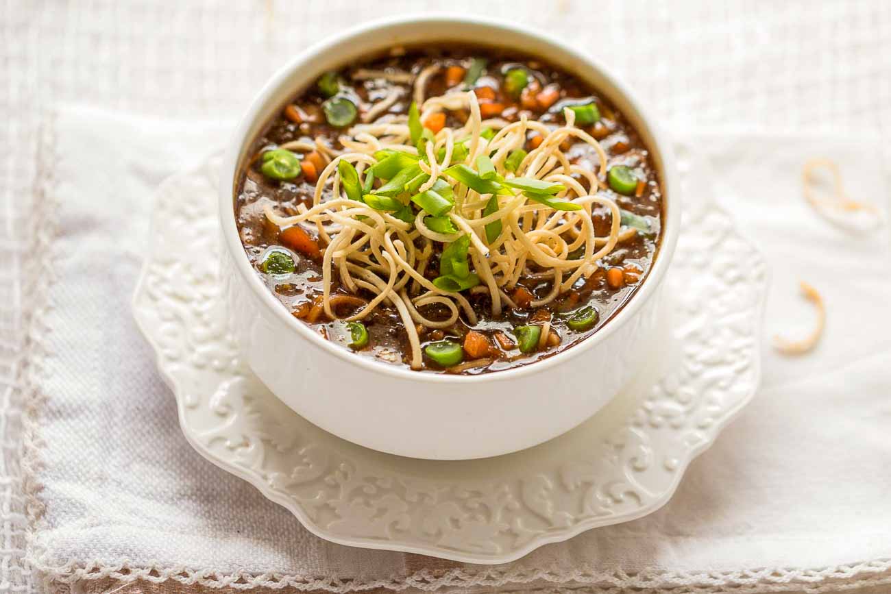 Vegetable Manchow Soup Recipe