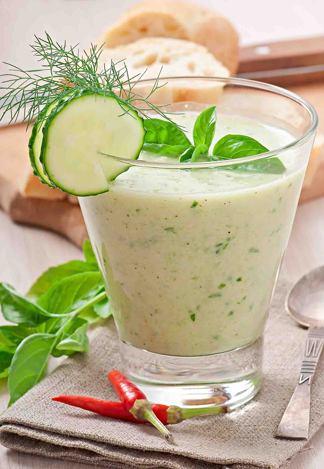 Afghani Dhoog Recipe - Cucumber Mint Buttermilk/ Chaas