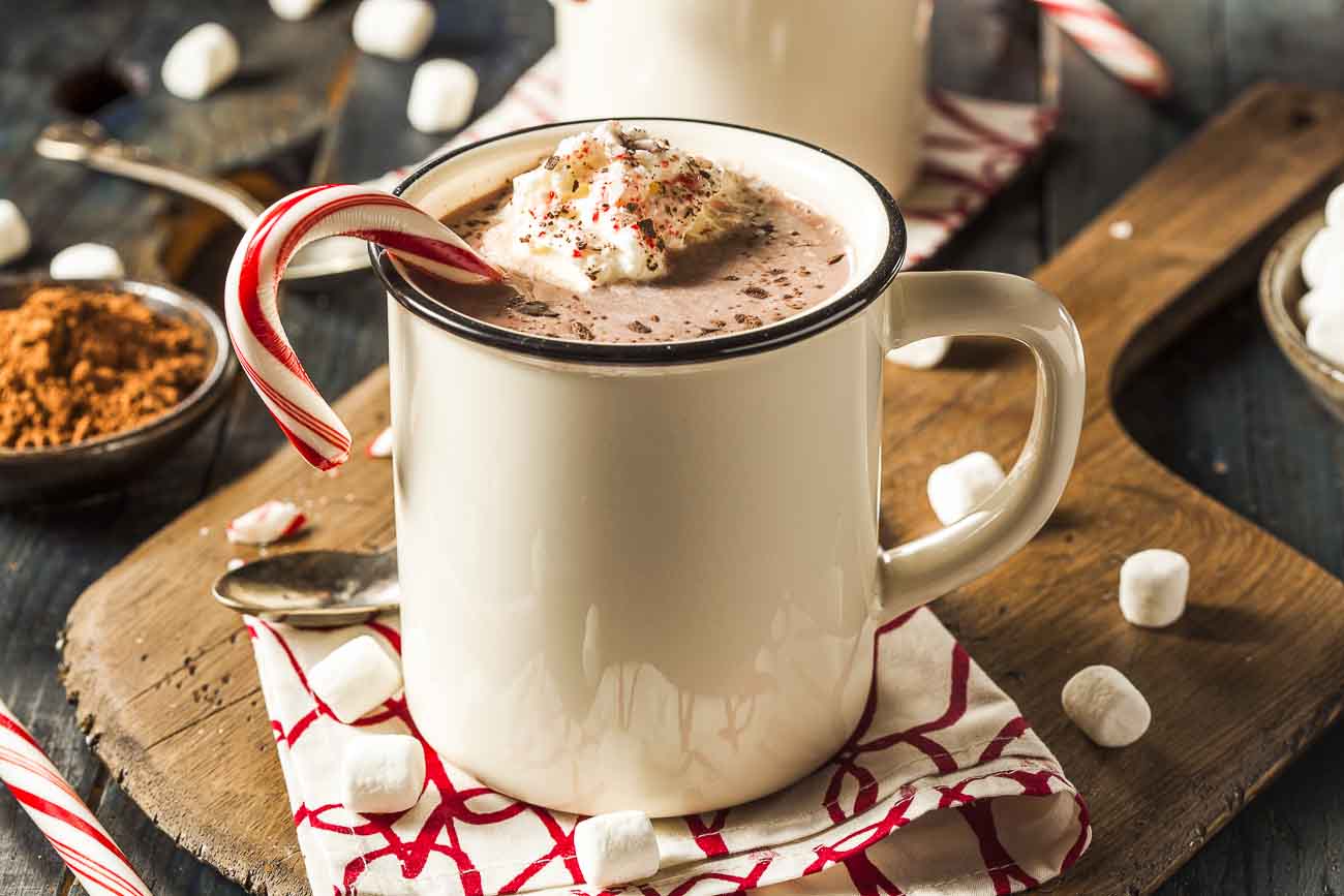 Homemade Hot Chocolate with Whipped Cream Recipe