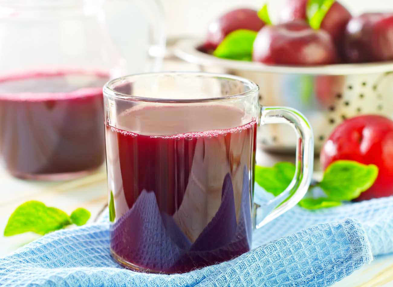 Plum Ginger Juice Recipe