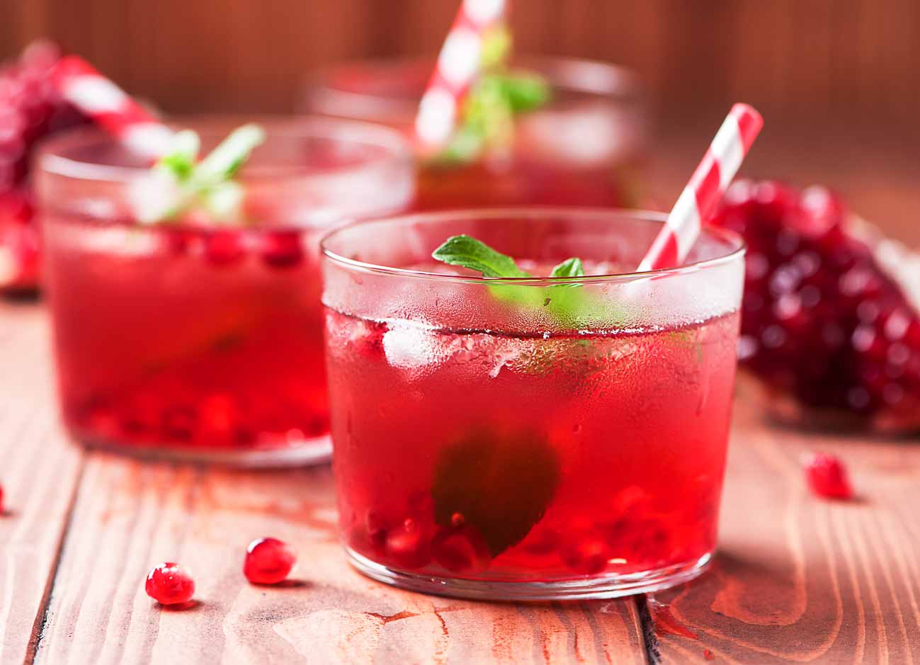 Pomegranate Mint Cocktail Recipe